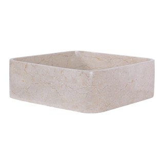 Vasque beige 40cm finition polie SKUT-P CREAM