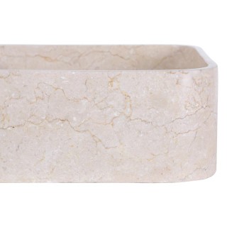 Vasque beige 40cm finition polie SKUT-P CREAM