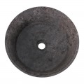 Vasque à poser design marbre gris bordure fine Ø40cm LYT-P GREY