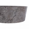 Vasque à poser design marbre gris bordure fine Ø40cm LYT-P GREY