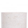 Vasque colonne marbre beige Ø40cm finition polie PSL-P CREAM
