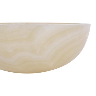 Vasque ronde bol pierre d'onyx Ø40cm n°02