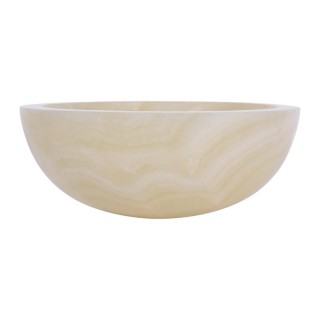 Vasque ronde bol pierre d'onyx Ø40cm n°02