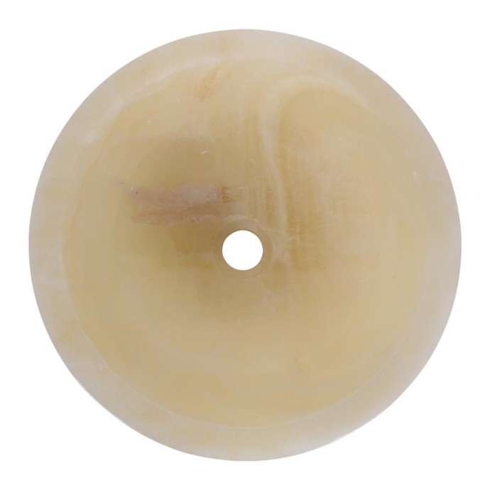 Vasque ronde bol pierre d'onyx Ø40cm n°02