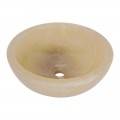 Vasque ronde bol pierre d'onyx Ø40cm n°04