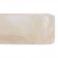 Vasque à poser carrée en pierre naturelle d'onyx 40cm n°4