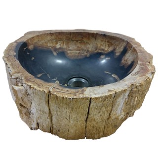 Lave-mains bois fossilisé n°04 - Taille S