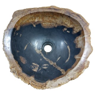 Lave-mains bois fossilisé n°04 - Taille S