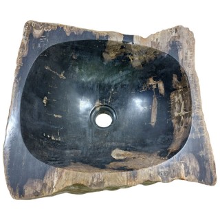 Lave-mains bois fossilisé n°05 - Taille S