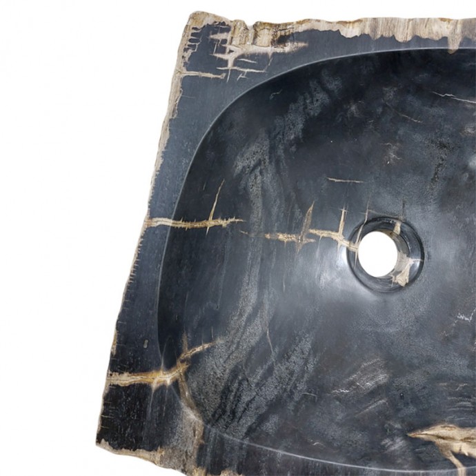 Vasque bois fossilisé n°4 - Taille M