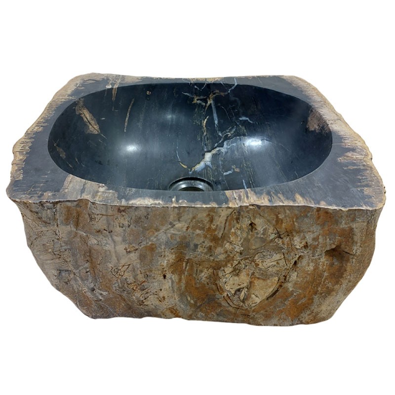 Vasque bois fossilisé n°16 - Taille M