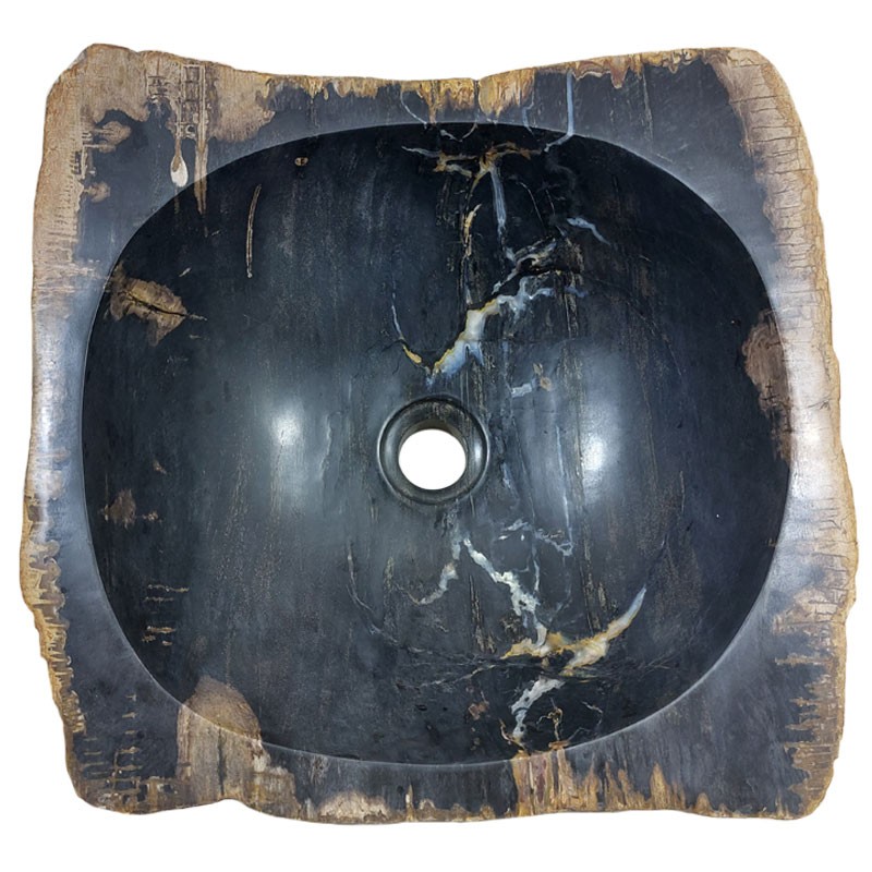 Vasque bois fossilisé n°16 - Taille M