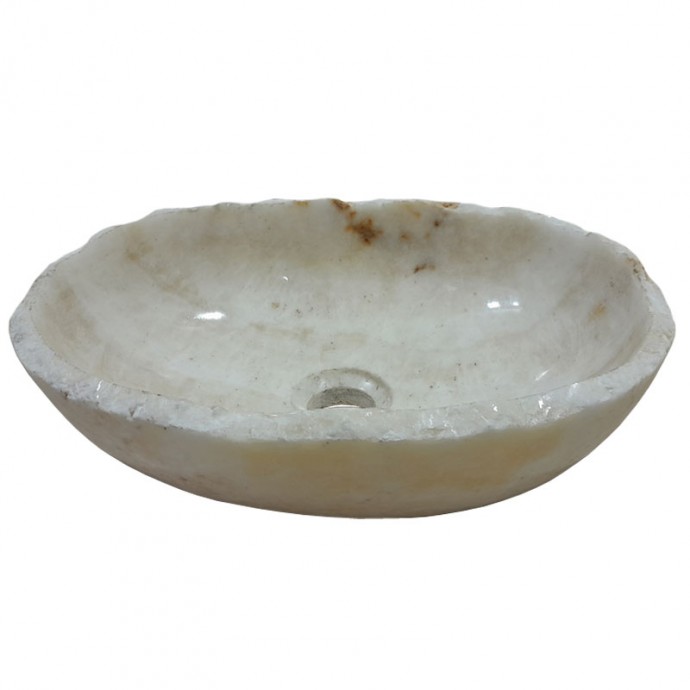 Lave-mains onyx naturel lisse n°3 - Taille S