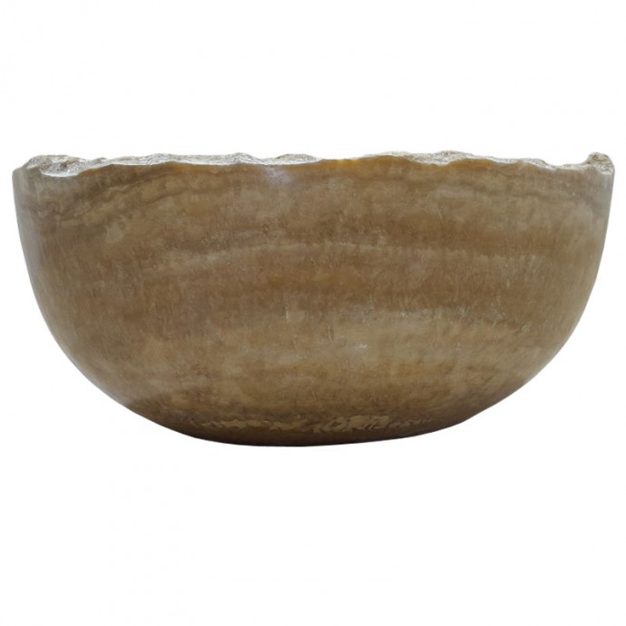 Lave-mains onyx naturel lisse n°8 - Taille S