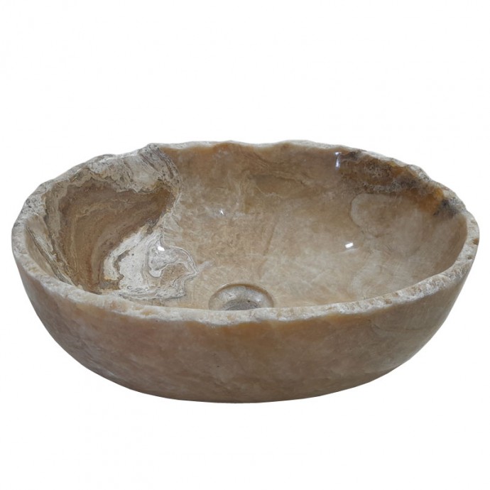 Vasque onyx naturel lisse n°3 - Taille M