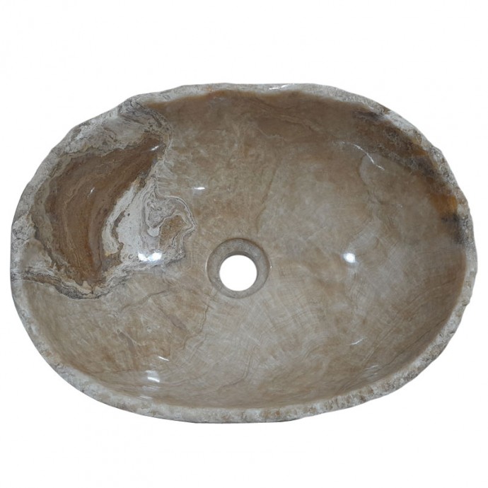 Vasque onyx naturel lisse n°3 - Taille M