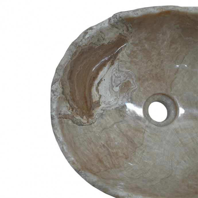 Vasque onyx naturel lisse n°3 - Taille M