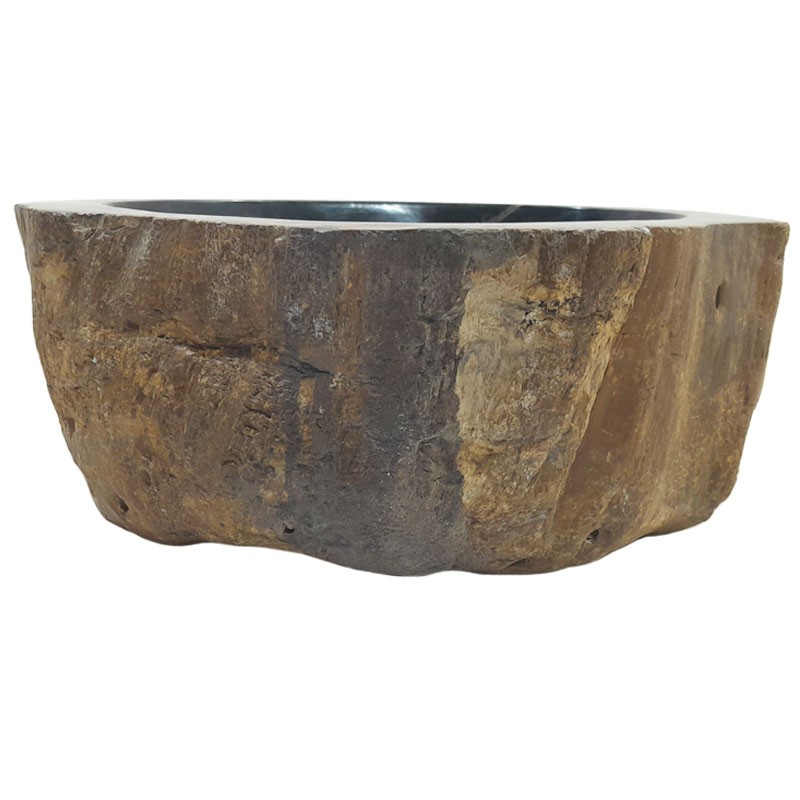 Lave-mains bois fossilisé n°13 - Taille S