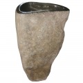 Vasque sur pied pierre naturelle h90cm n°01