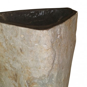 Vasque sur pied pierre naturelle h90cm n°02 Vasque sur pied pierre naturelle h90cm n°02