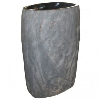 Vasque sur pied pierre naturelle h90cm n°04 Vasque sur pied pierre naturelle h90cm n°04