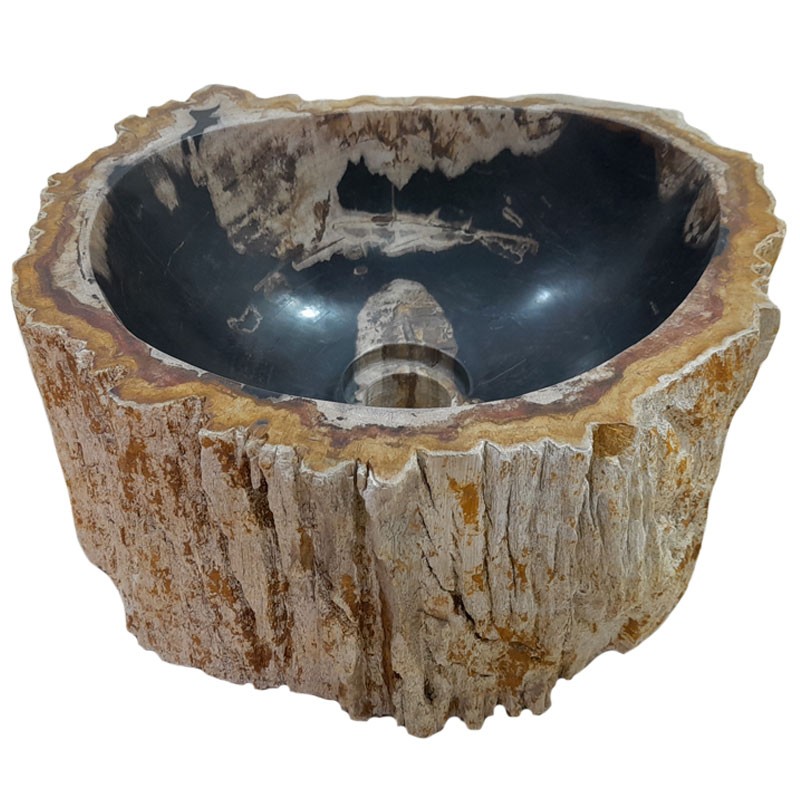 Lave-mains bois fossilisé n°22 - Taille S