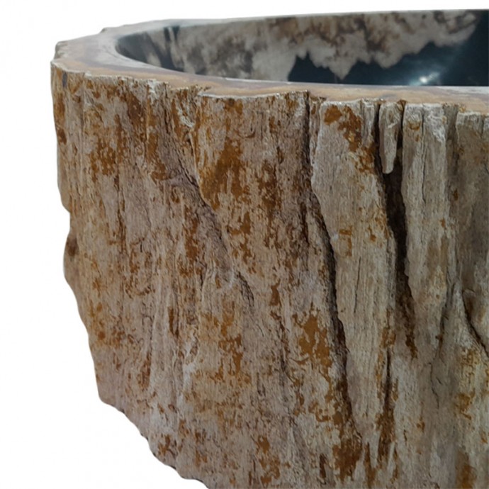 Lave-mains bois fossilisé n°22 - Taille S