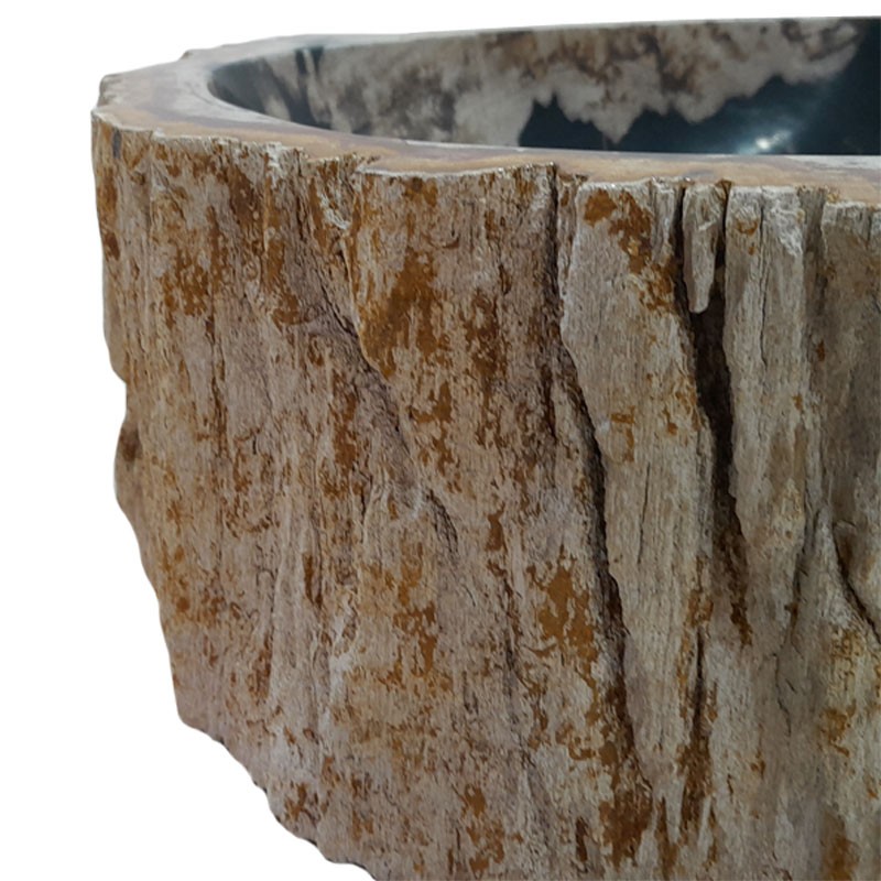 Lave-mains bois fossilisé n°22 - Taille S