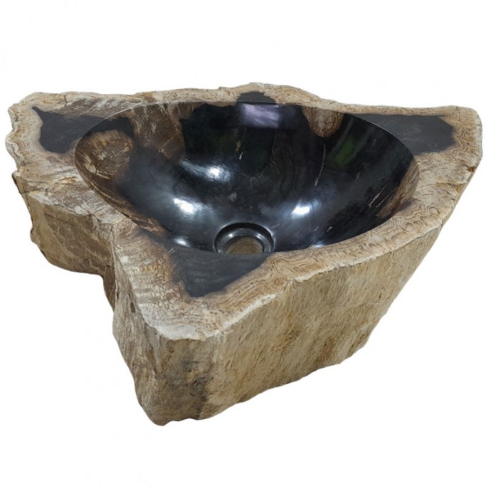Vasque bois fossilisé n°26 - Taille M