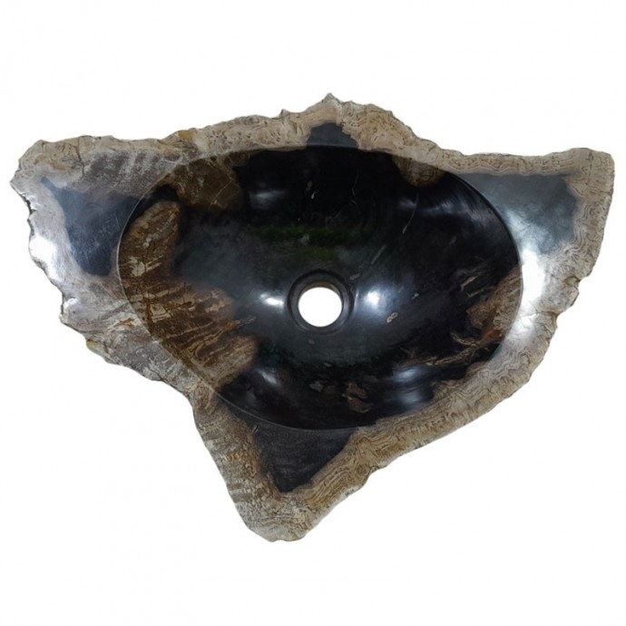 Vasque bois fossilisé n°26 - Taille M