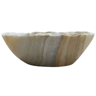 Lave-mains onyx naturel lisse n°15 - Taille S