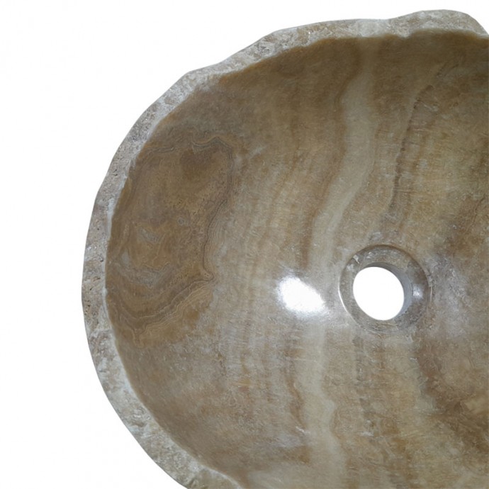 Vasque onyx naturel lisse n°12 - Taille M