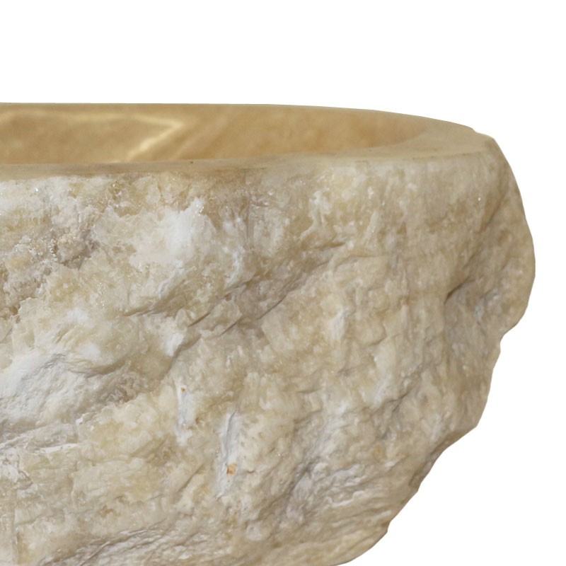 Lave-mains onyx naturel brut n°2-W - Taille S