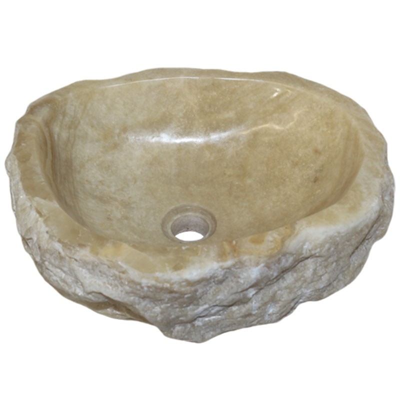 Lave-mains onyx naturel brut n°2-W - Taille S