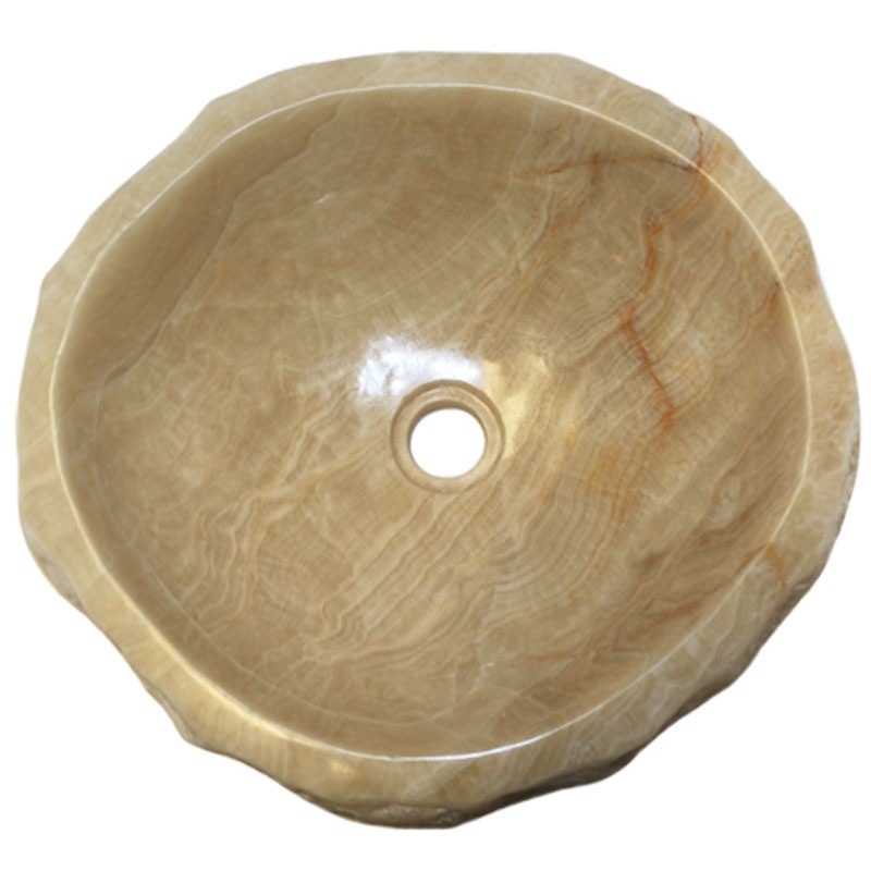 Lave-mains onyx naturel brut n°3-W - Taille S