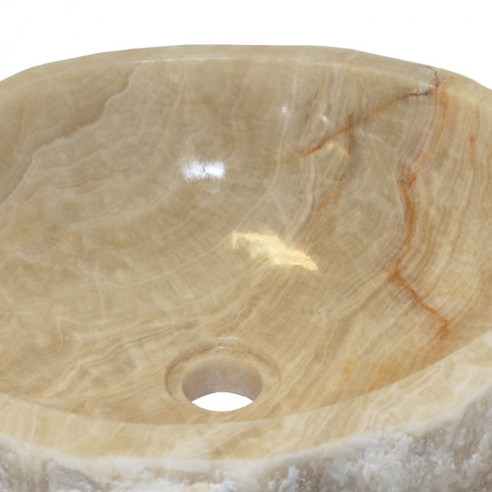 Lave-mains onyx naturel brut n°3-W - Taille S