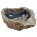 Lave-mains bois fossilisé n°24 - Taille S