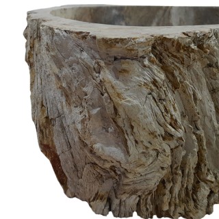 Lave-mains bois fossilisé n°25 - Taille S