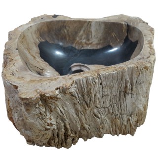 Lave-mains bois fossilisé n°25 - Taille S