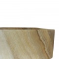 Vasque rectangulaire en pierre naturelle d'onyx 50cm n°2
