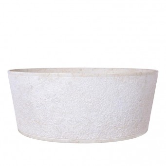 Vasque à poser design marbre beige bordure fine Ø40cm LYT-D CREAM Vasque à poser design marbre beige bordure fine Ø40cm LYT-D CREAM