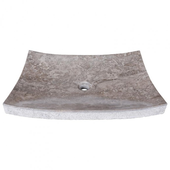 Vasque à poser rectangulaire 60cm finition martelée RZB-D GREY