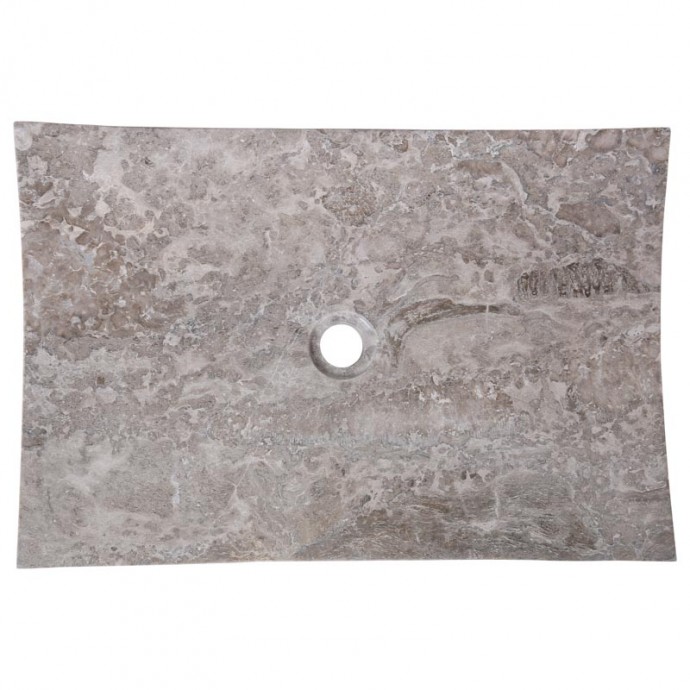 Vasque à poser rectangulaire 60cm finition martelée RZB-D GREY