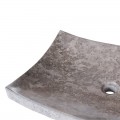 Vasque à poser rectangulaire 60cm finition martelée RZB-D GREY