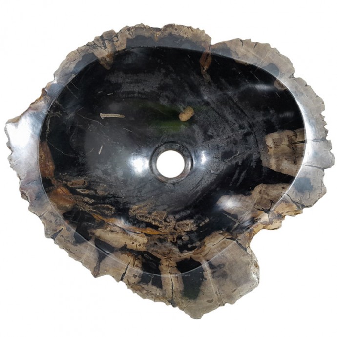 Vasque bois fossilisé n°36 - Taille M
