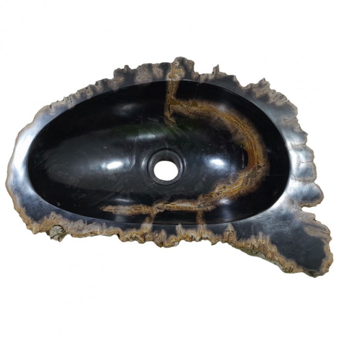 Vasque bois fossilisé n°37 - Taille M