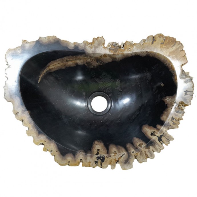 Vasque bois fossilisé n°40 - Taille M