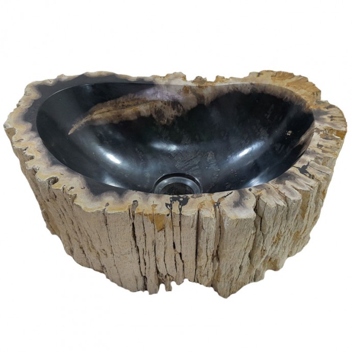 Vasque bois fossilisé n°40 - Taille M