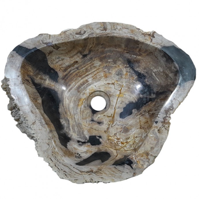 Vasque bois fossilisé n°44 - Taille M