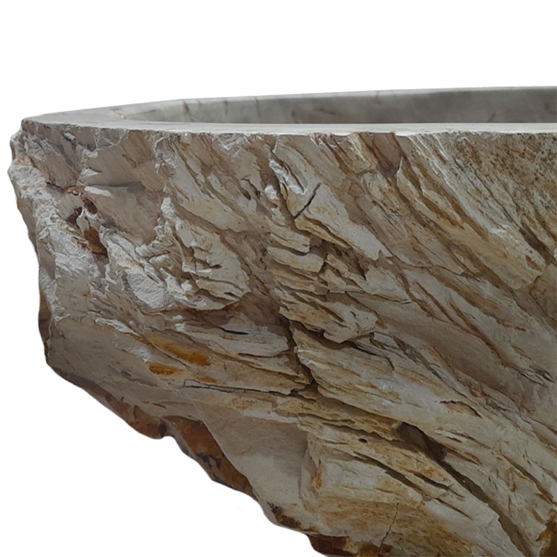 Vasque bois fossilisé n°45 - Taille M